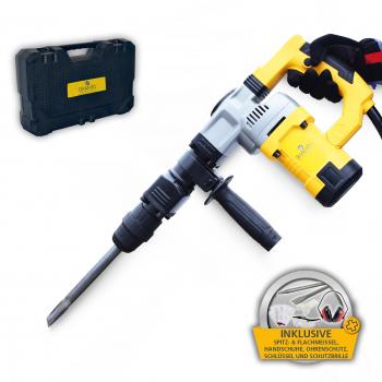 BAMATO Rock breaker Demolition hammer STH-150 with 7-piece accessory set